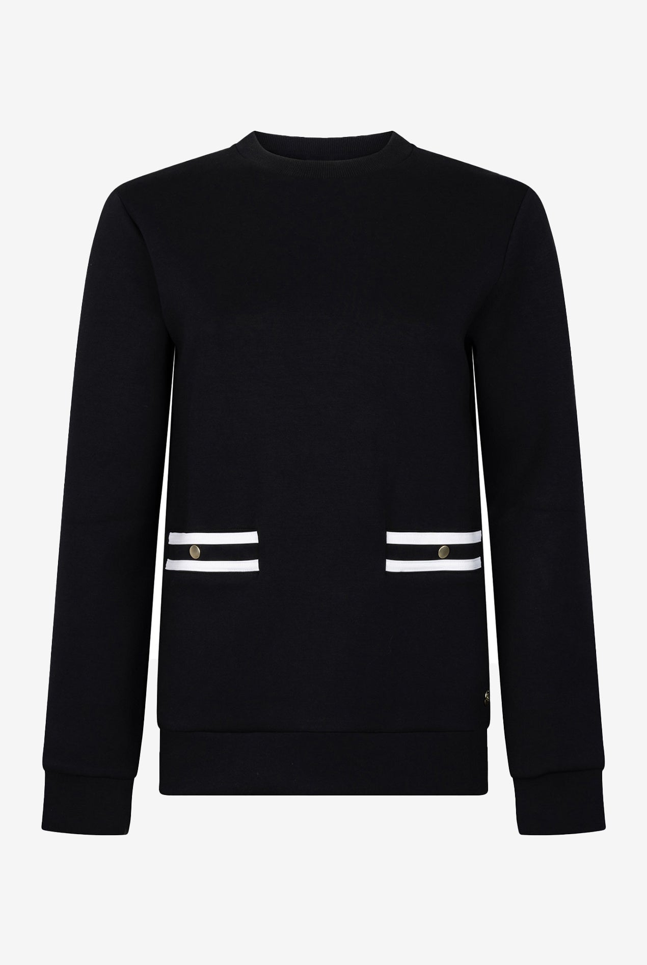 Black signature sweater with pockets from house of gravity