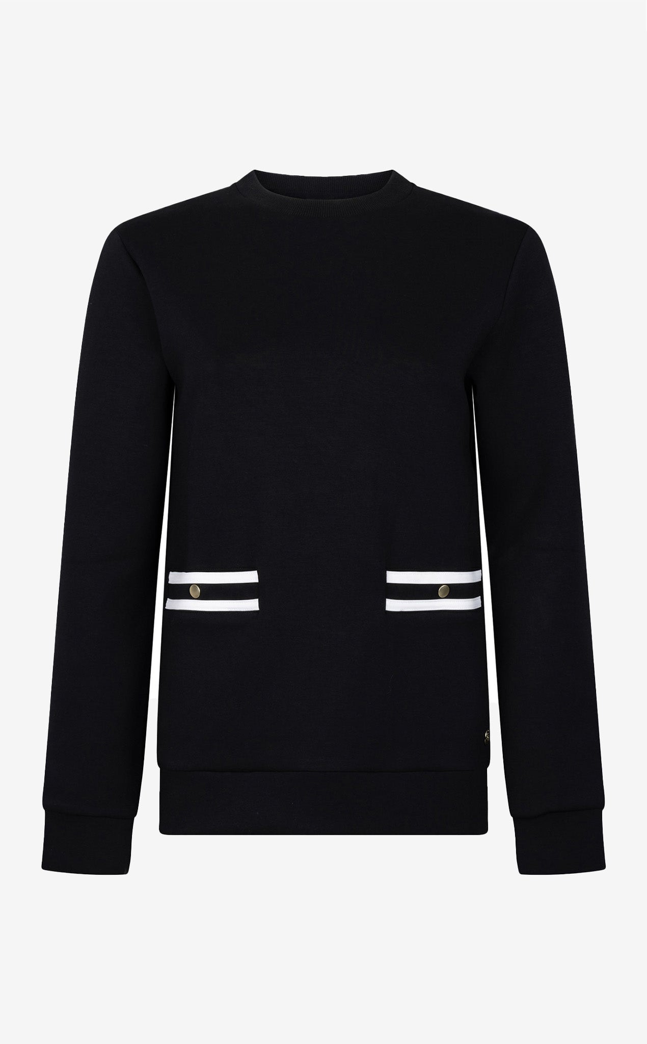 Black signature sweater with pockets from house of gravity