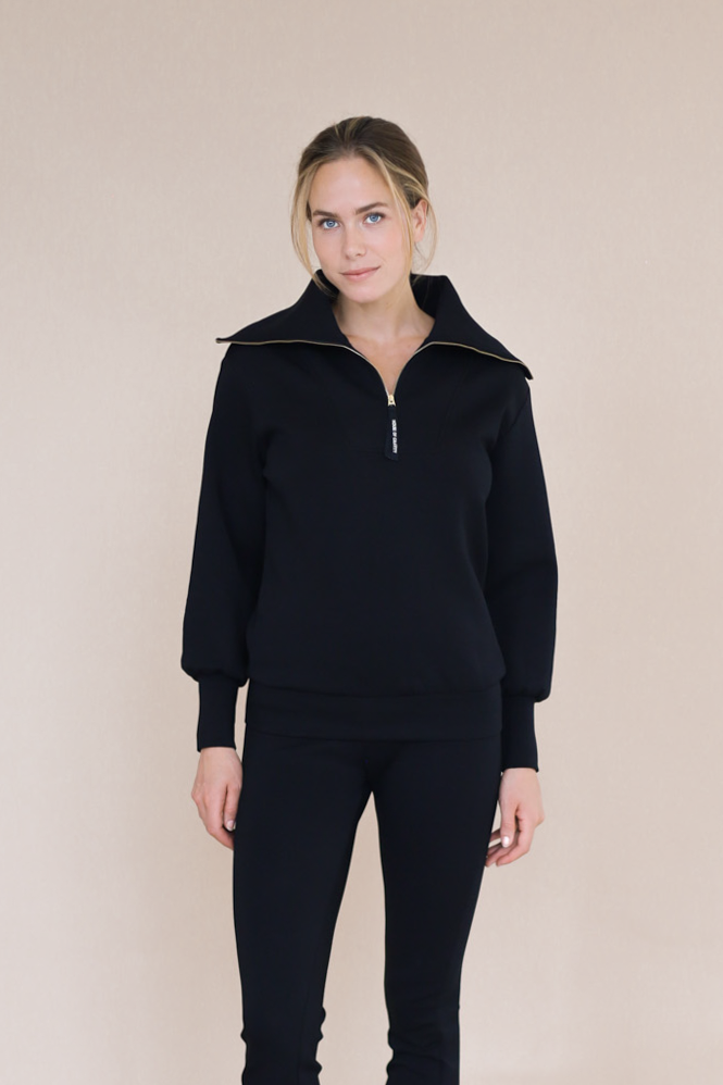 Turtleneck zipper sweater sale