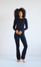 Black off shoulder top from house of gravity