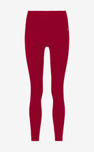 Red leggings on a white background