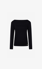 Black off shoulder top from house of gravity