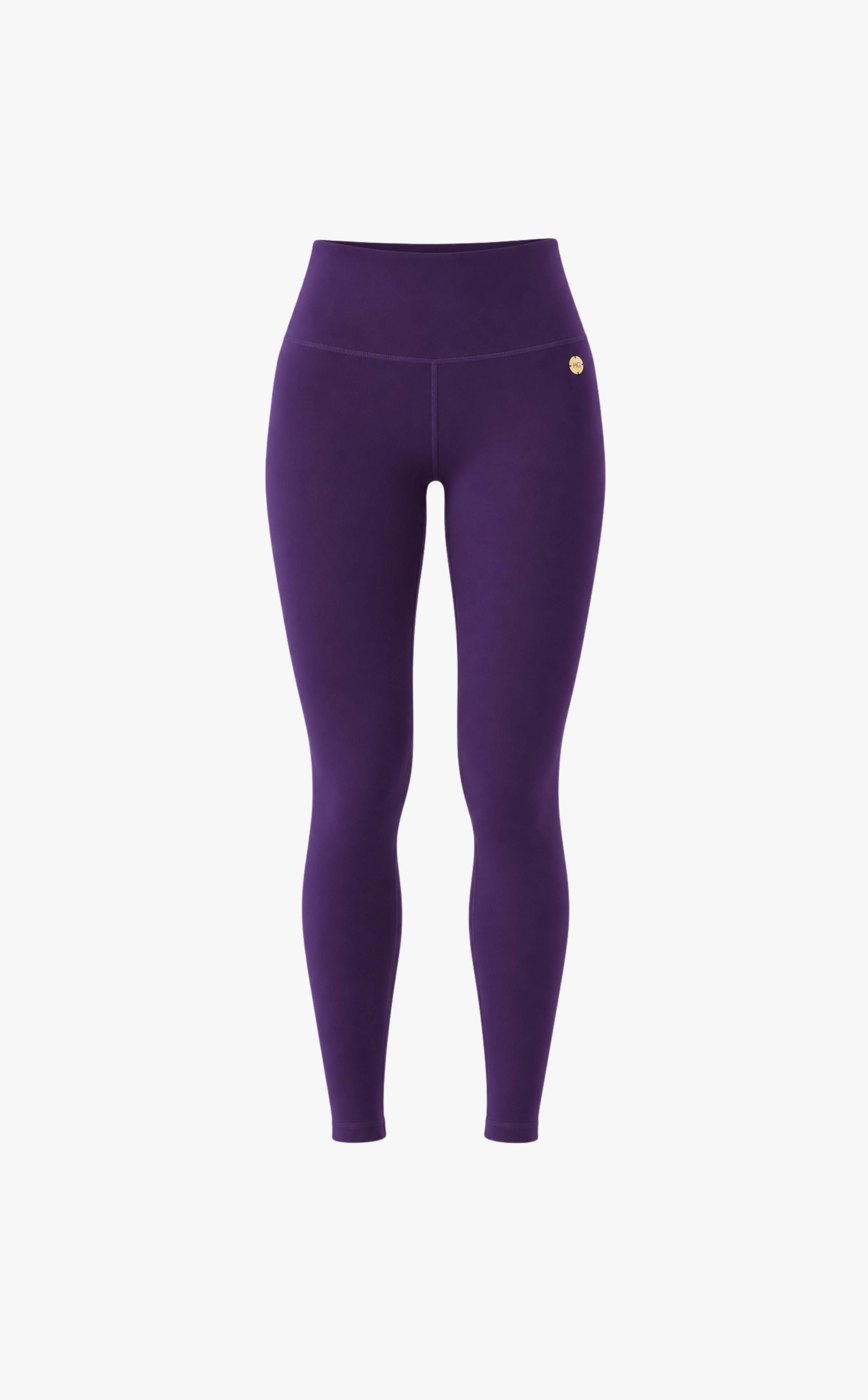 House of Gravity Signature Leggings in Plum with a supportive high-waist fit.